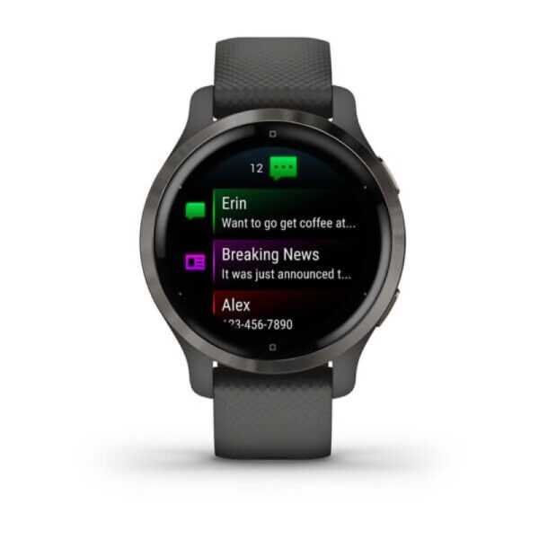 Ceas Smartwatch Garmin Venu 2S, GPS Wi-Fi, Grey + Slate - imagine 8