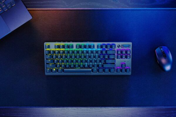 Tastatura Razer DeathStalker V2 Pro Tenkeyless, wireless, bluetooth, cu fir, - imagine 7