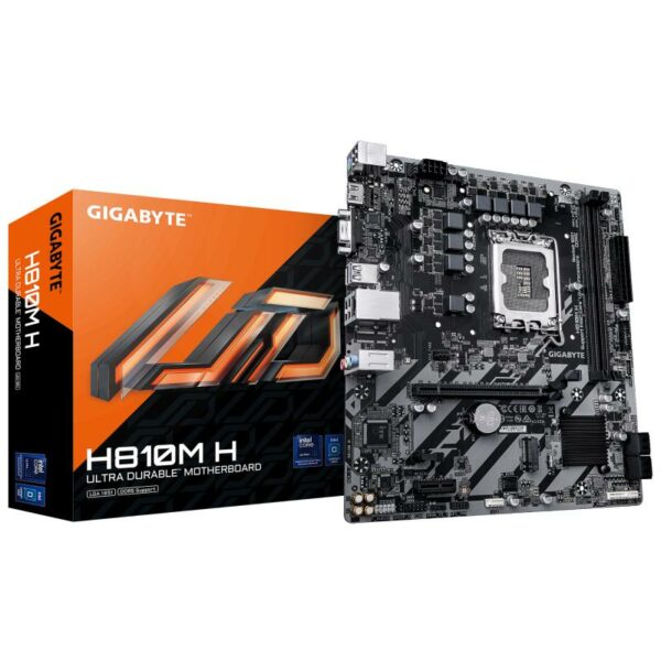 Placa de Baza GIGABYTE H810M H LGA1851, 2x DDR5, 1x - imagine 3