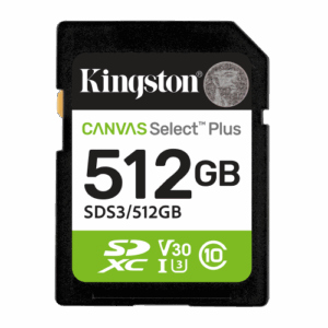 Card de Memorie SDXC Kingston,512GB,Canvas Select Plus