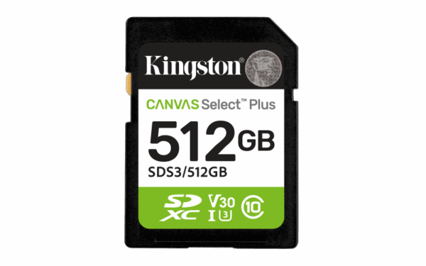 Card de Memorie SDXC Kingston,512GB,Canvas Select Plus