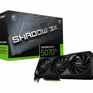 Placa Video MSI GEFORCE RTX 5070 TI 16G SHADOW 3X