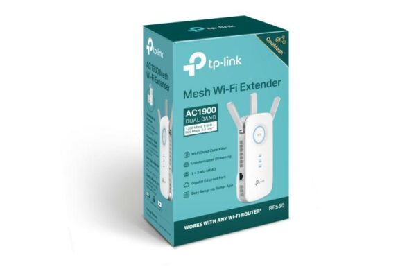 Range Extender TP-LINK RE550, AC1900, OneMesh™, Dual-Band, Gigabit - imagine 12