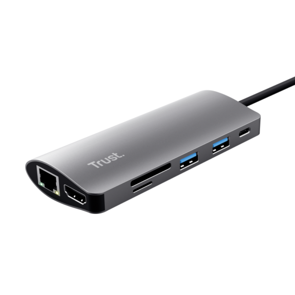 Hub USB Trust Dalyx, 7 porturi USB-C, negru - imagine 12