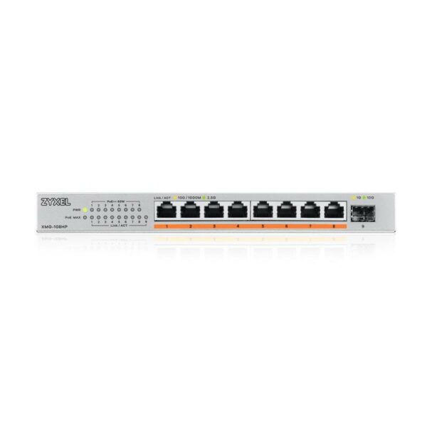SWITCH ZYXEL XMG108HP 8 PORT POE  1 SPF+ - imagine 8