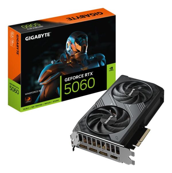 Placa Video GIGABYTE GEFORCE RTX 5060 WINDFORCE 8GB GDDR7 128 - imagine 3