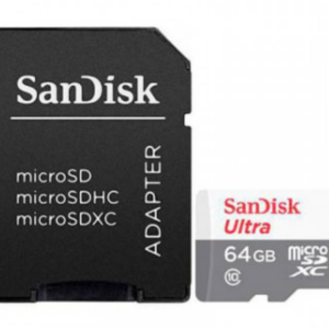 Card de Memorie MicroSDHC SanDisk , 64GB, Adaptor SD, Class