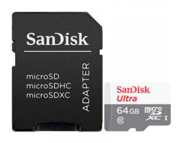 Card de Memorie MicroSDHC SanDisk , 64GB, Adaptor SD, Class