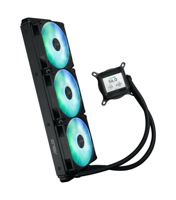 Cooler Procesor ASUS PRIME LC 360 LCD ARGB NEGRU, marime - imagine 7