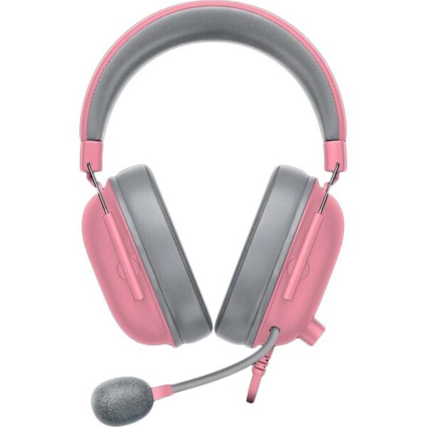 Casti Razer Blackshark V2 X cu fir, roz - imagine 7