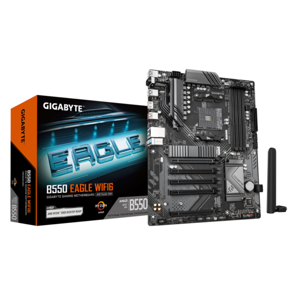 Placa de Baza GIGABYTE B550 EAGLE WIFI6 AM4, 4x DDR4,