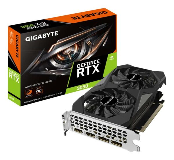 Placa Video GIGABYTE GEFORCE RTX 3050 WINDFORCE OC V2 6GB