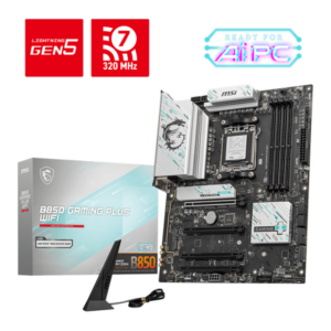 Placa de Baza MSI B850 GAMING PLUS WIFI AM5, 4x