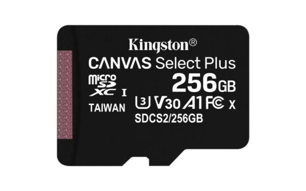 Card de Memorie MicroSDXC Kingston Select Plus, 256GB, Class 10