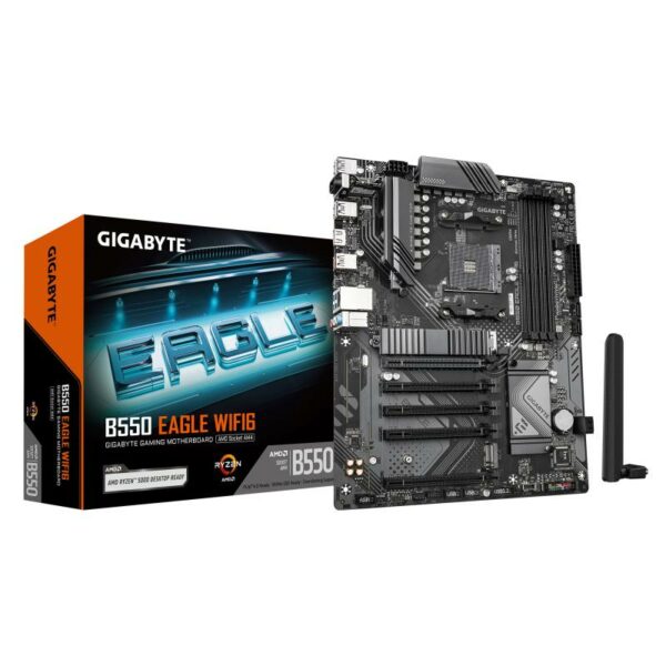 Placa de Baza GIGABYTE B550 EAGLE WIFI6 AM4, 4x DDR4, - imagine 3