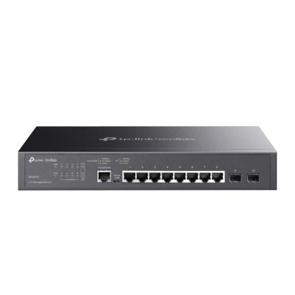 Switch TP-Link TL-SG3210, 8 port, 10/100/1000 Mbps - imagine 4