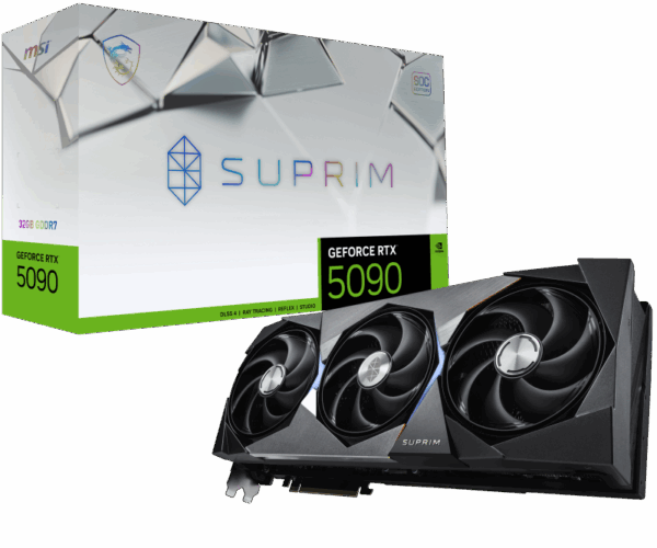 Placa Video MSI GEFORCE RTX 5090 SUPRIM OC 32GB GDDR7