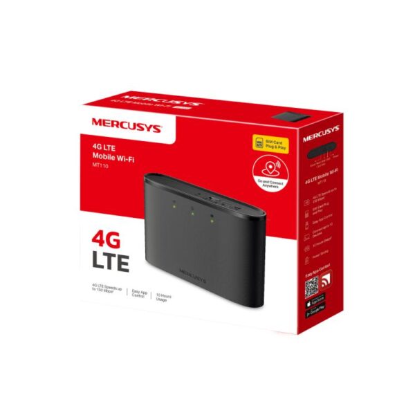 WI-FI LTE mobile Mercusys 4G MT110, Standarde wireless: IEEE 802.11a/b/g/n - imagine 14