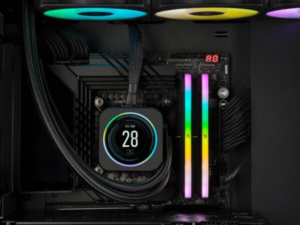Memorie RAM CORSAIR VENGEANCE RGB 32GB (2x16) DDR5, 6000MHz, CL38, - imagine 5