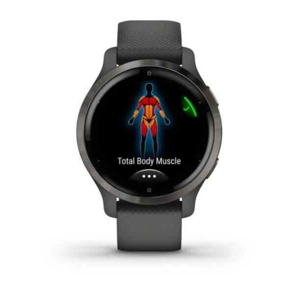 Ceas Smartwatch Garmin Venu 2S, GPS Wi-Fi, Grey + Slate - imagine 10