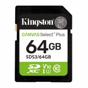 Card de Memorie SDXC Kingston, 64GB,Canvas Select Plus