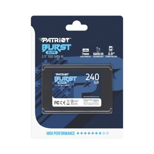 SSD Patriot Burst Elite, 240GB, SATA III - Image 8