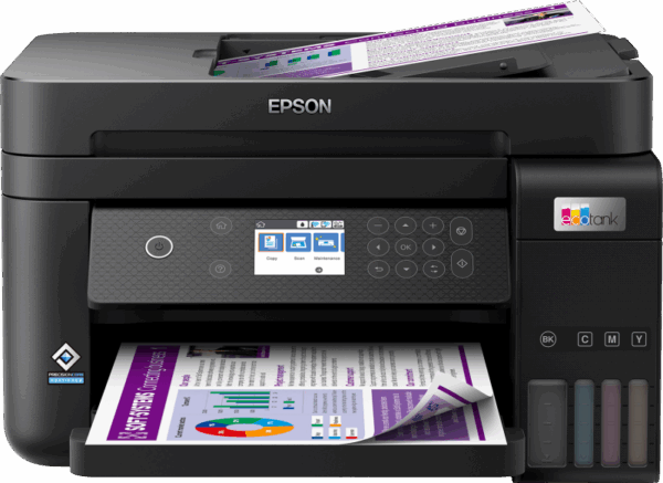 Multifunctional inkjet color Epson EcoTank CISS L6270, dimensiune A4 (Printare,Copiere, - imagine 3
