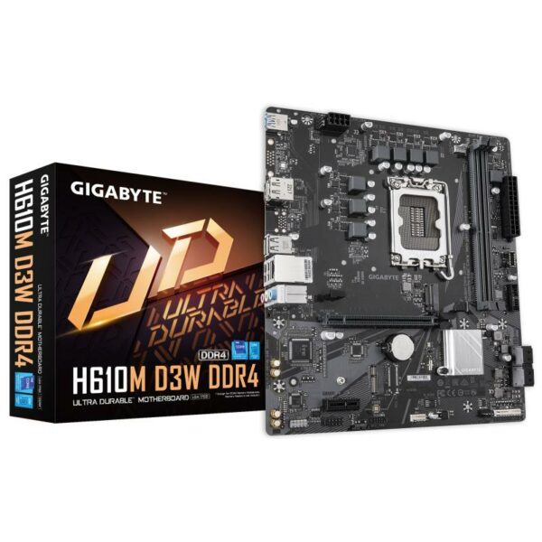Placa de Baza GIGABYTE H610M D3W DDR4 LGA1700, 2x DDR4, - imagine 3