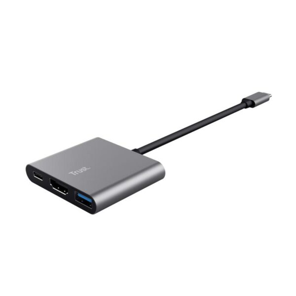 Hub USB Trust Dalyx, 3 porturi USB-C, silver - imagine 6