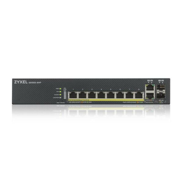 ZYXEL GS1920-8HPV2 8 PORT GBE POE SWITCH - imagine 4