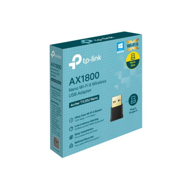Adaptor wireless TP-Link, ARCHER TX20 NANO, AX1800, 1 x antena - imagine 9