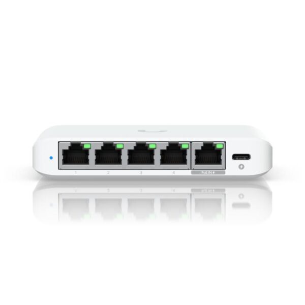 Ubiquiti USW-Flex-2.5G-5, 5 porturi RJ45 1/2.5 GbE, capacitate 25 Gbps, - imagine 3