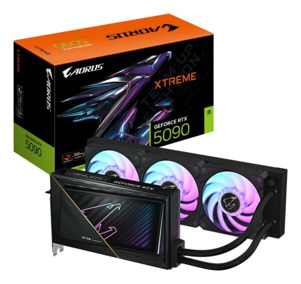 Placa Video GIGABYTE AORUS GEFORCE RTX 5090 XTREME WATERFORCE 32GB - imagine 3