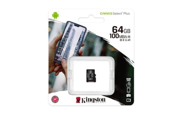 Card de Memorie MicroSDXC Kingston, 64GB, Select Plus, Clasa 10 - imagine 6