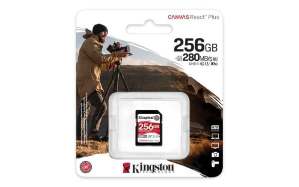 Card de Memorie SDXC Kingston Canvas React Plus Class 10 - imagine 6