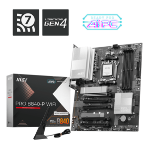 Placa de Baza MSI PRO B840-P WIFI AM5, 4x DDR5,
