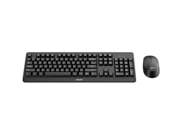 Kit Philips SPT6307, wireless, 2.4GHz, 104 taste, membrana, baterii 1x - imagine 8