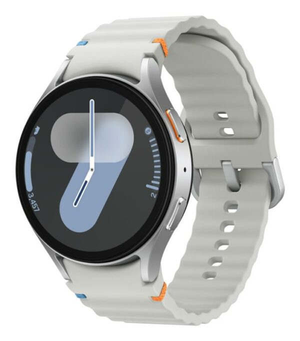 Samsung Watch7 44mm 1.5" L310 Silver / White strap - imagine 3