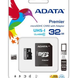 Card de Memorie MicroSDHC Adata 32Gb, Adaptor SD, Class 10