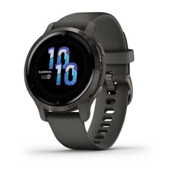 Ceas Smartwatch Garmin Venu 2S, GPS Wi-Fi, Grey + Slate - imagine 6