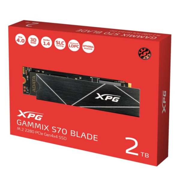 SSD Adata XPG GAMMIX S70, 2TB, NVMe, M.2 - imagine 9