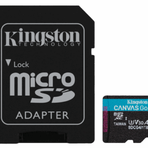 Card de Memorie MicroSDXC Kingston Canvas Go Plus 1TB Adaptor