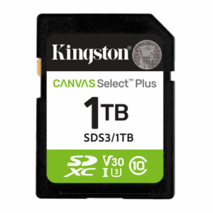 Card de Memorie SDXC Kingston, 1TB,Canvas Select Plus