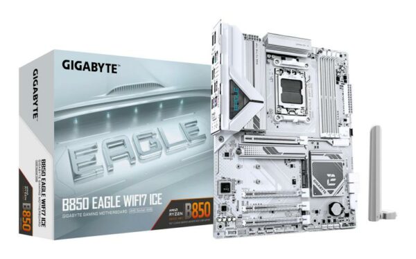 Placa de Baza GIGABYTE B850 EAGLE WIFI7 ICE AM5, 4x - imagine 3