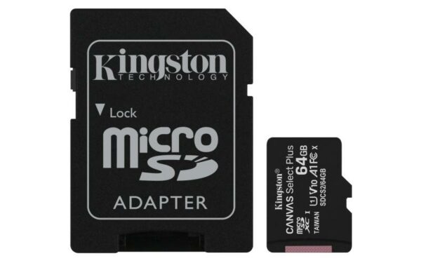 Card de Memorie MicroSDXC Kingston Select Plus, 64GB, Adaptor SD, - imagine 9