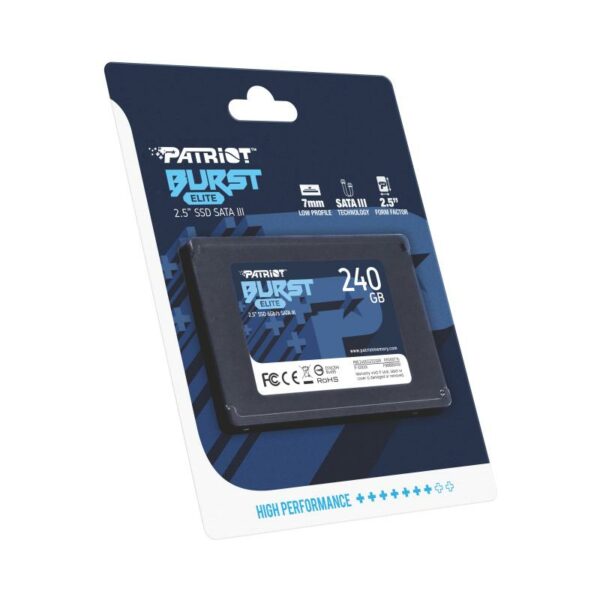 SSD Patriot Burst Elite, 240GB, SATA III - Image 9