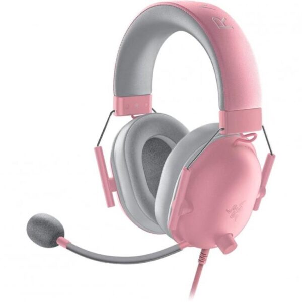 Casti Razer Blackshark V2 X cu fir, roz - imagine 5
