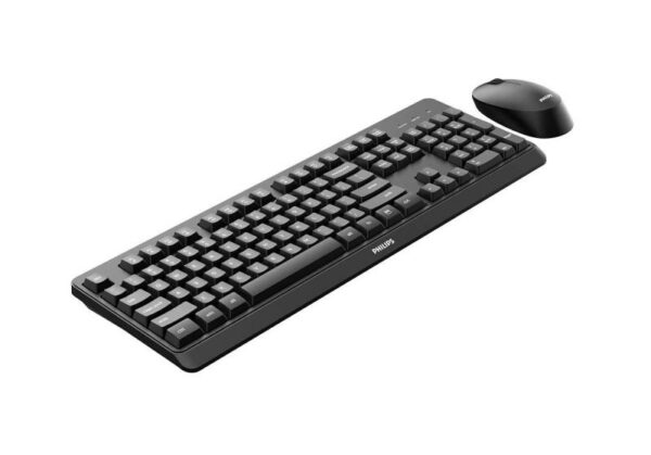 Kit Philips SPT6307, wireless, 2.4GHz, 104 taste, membrana, baterii 1x - imagine 7