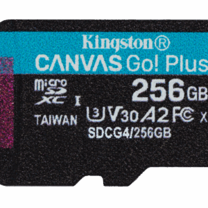 Card de Memorie MicroSDXC Kingston,256GB,Canvas GO Plus,Fara Adaptor