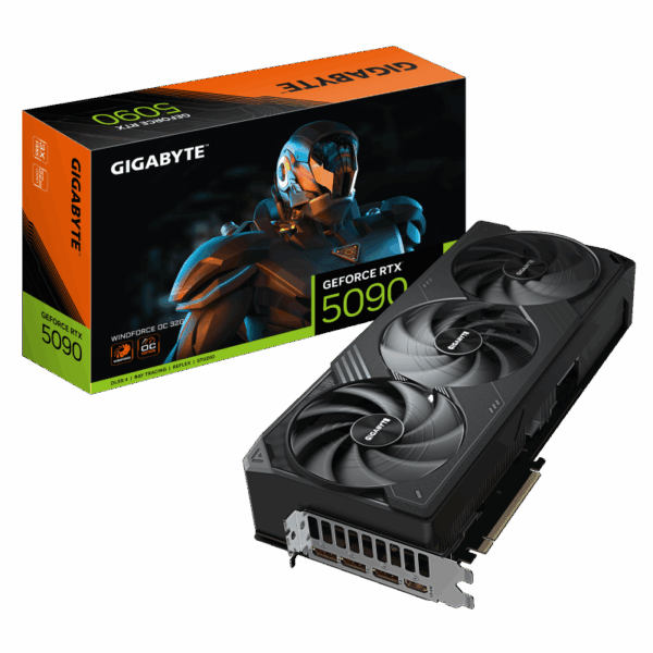 Placa Video GIGABYTE NVIDIA GEFORCE RTX 5090 WINDFORCE OC 32GB